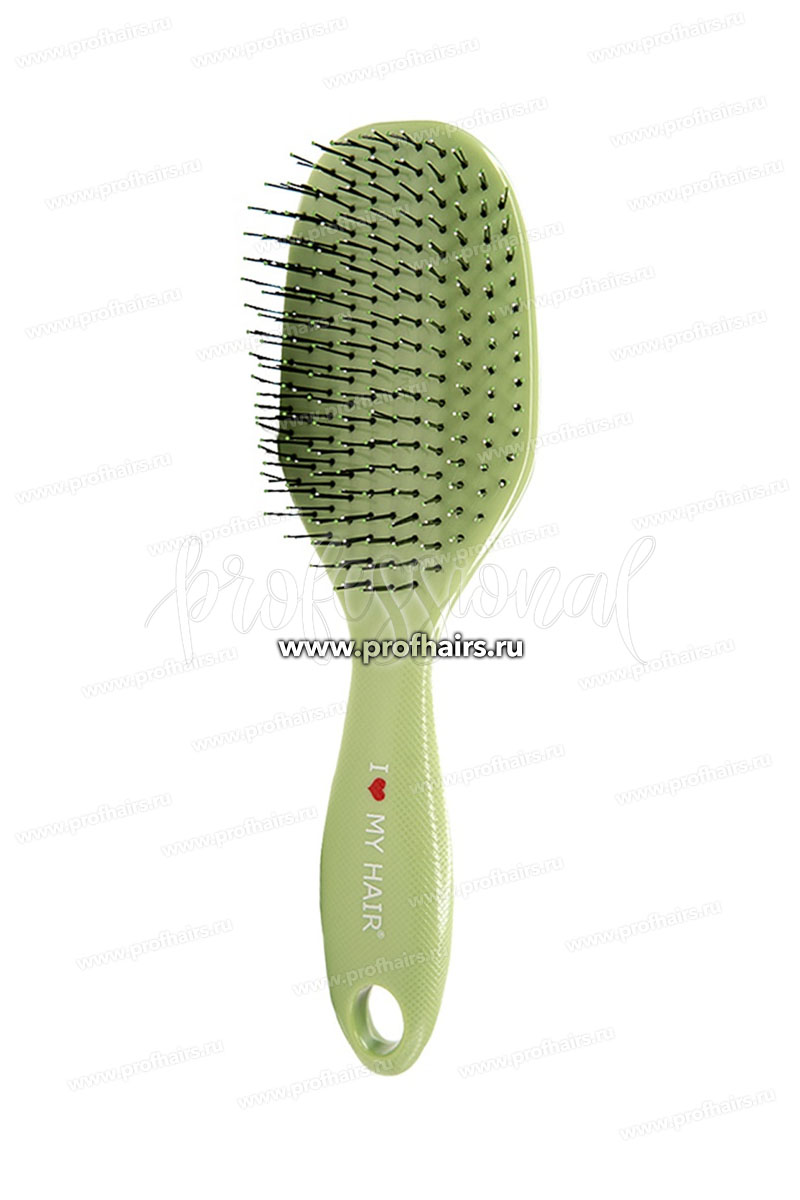 Ginko Spider Classic 1502 Щетка для расчесывания волос Зеленая, глянцевая размер L