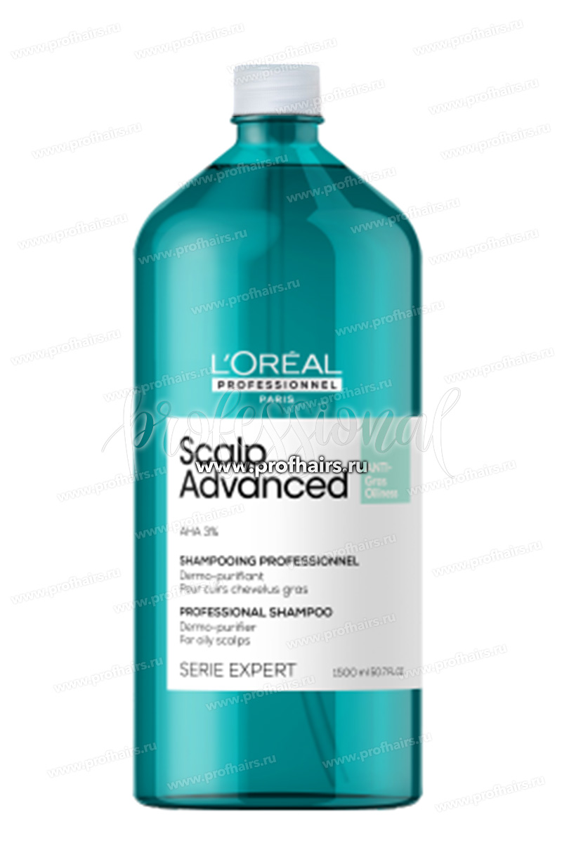 L'Oreal Expert Scalp Advanced Шампунь для жирных волос 1500 мл.