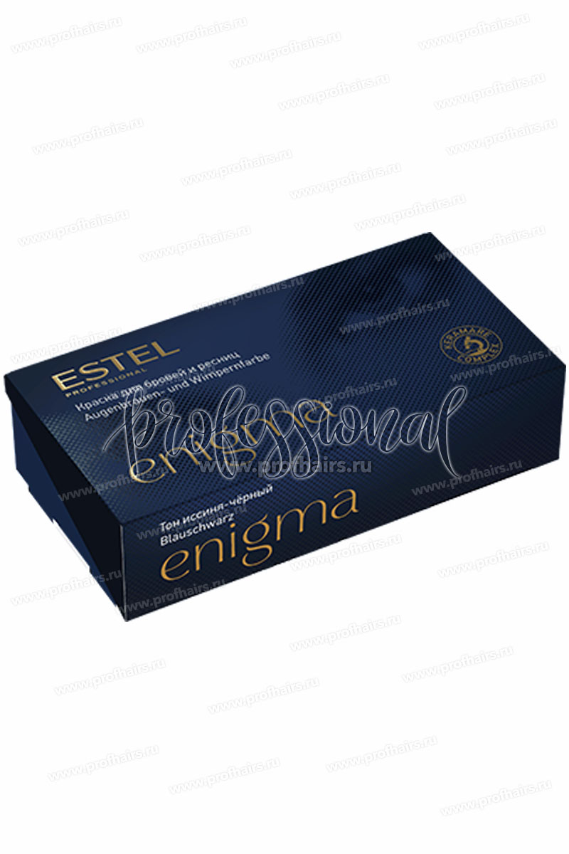 Estel Enigma Краска для бровей и ресниц Тон Иссиня-черный (набор)