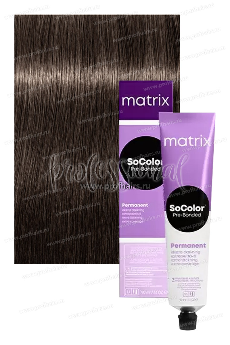 Matrix SoColor Pre-Bonded 506NA Темный блондин натуральный пепельный 90 мл.