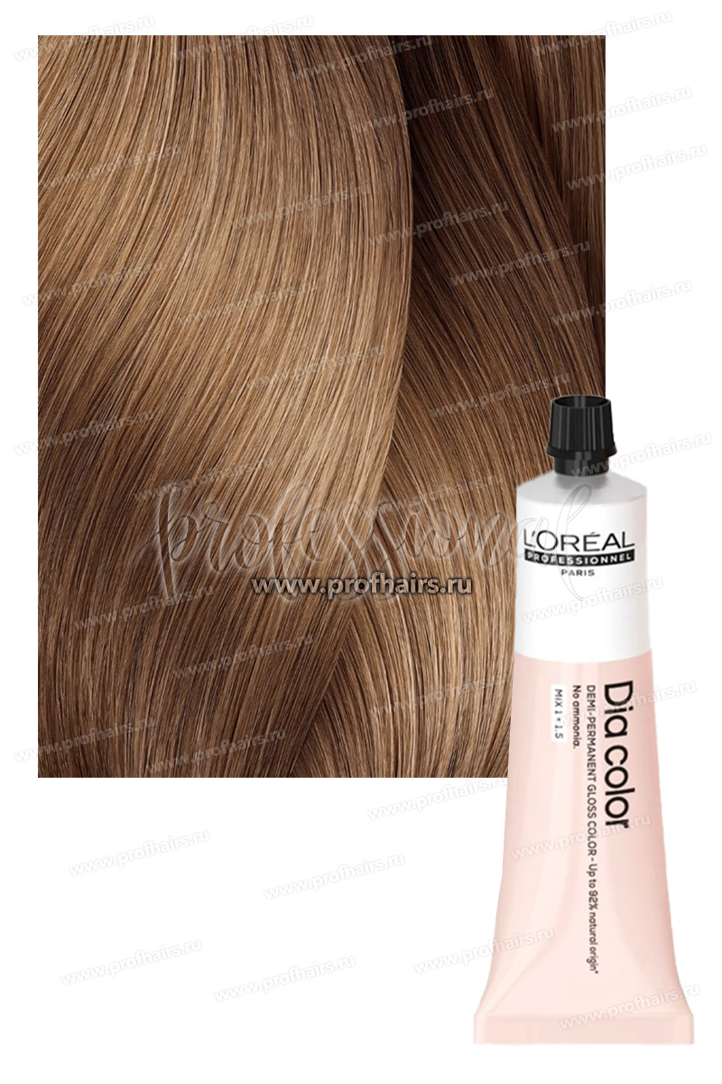 L'Oreal Dia Color Краситель-блеск демиперманентный 8.23 Светлый блондин перламутрово-золотистый 60 мл.