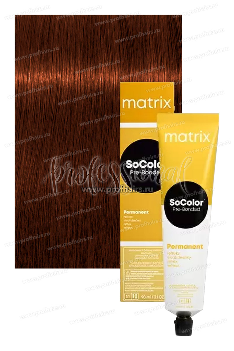 Matrix SoColor Pre-Bonded 6C Темный блондин медный 90 мл.