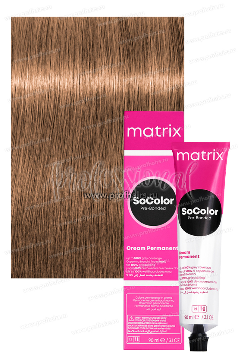 Matrix SoColor Pre-Bonded 9G/9.3 Очень светлый блондин золотистый 90 мл.