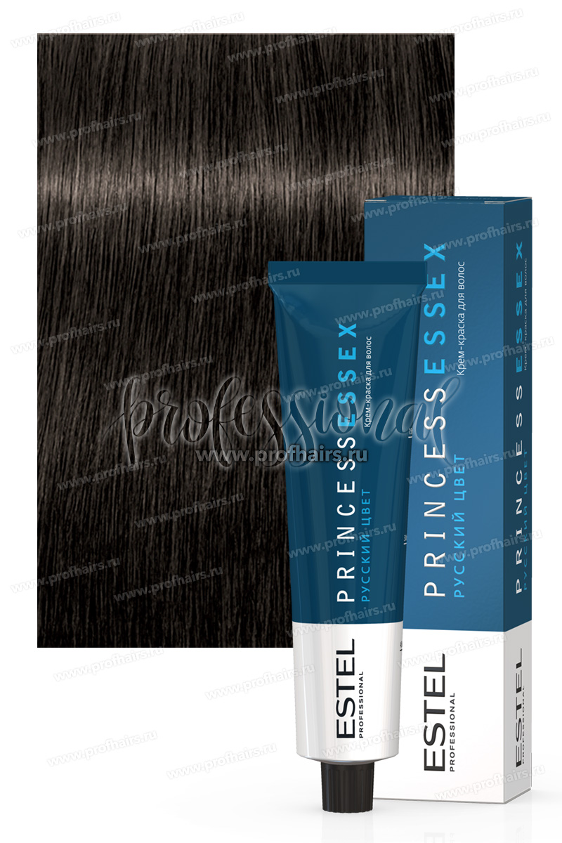 Estel Princess Essex 3/0 Темный шатен Крем-краска для волос 60 мл.