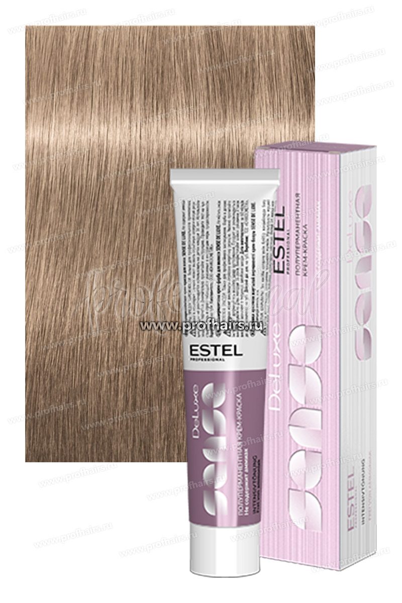 Estel Sense DeLuxe 10/17 Светлый блондин пепельно-коричневый   Полуперманентная крем-краска 60 мл.