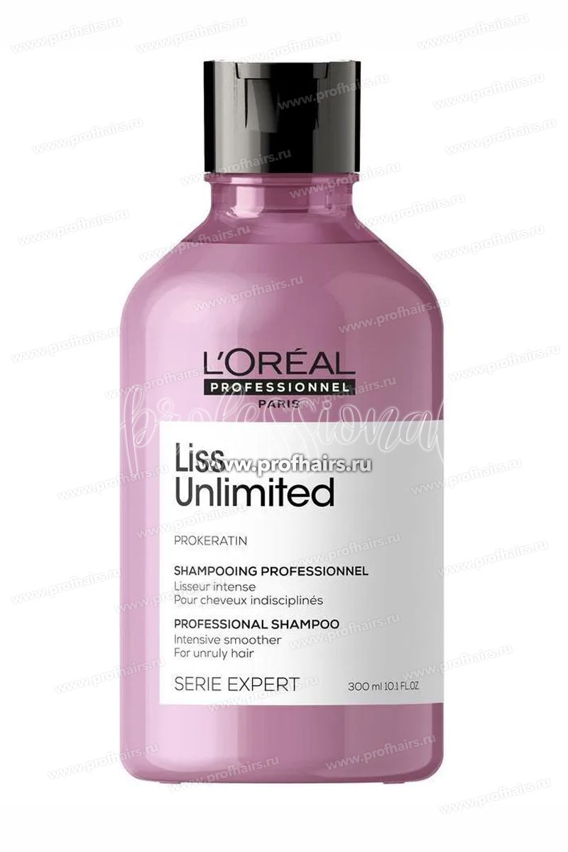 L'Oreal Liss Unlimited Разглаживающий шампунь для сухих жестких волос 300 мл.