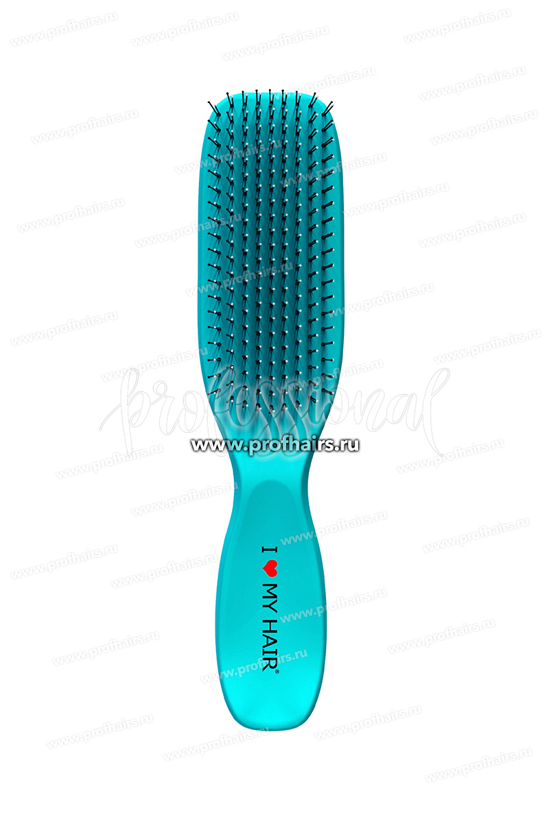 I LOVE MY HAIR Spider Classic Soft 1503S Щетка для расчесывания волос Бирюзовая матовая размер S