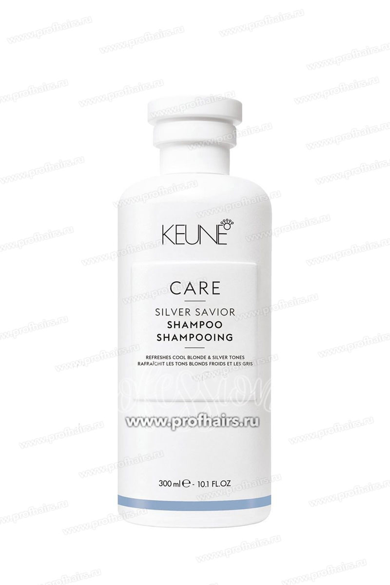 Keune Care Silver Savor Shampoo Шампунь для седых и холодных оттенков блонд 300 мл.