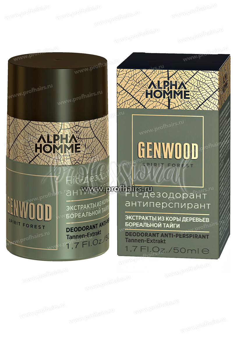 Estel Alpha Homme Genwood Fit-дезодорант антиперспирант 50 мл.