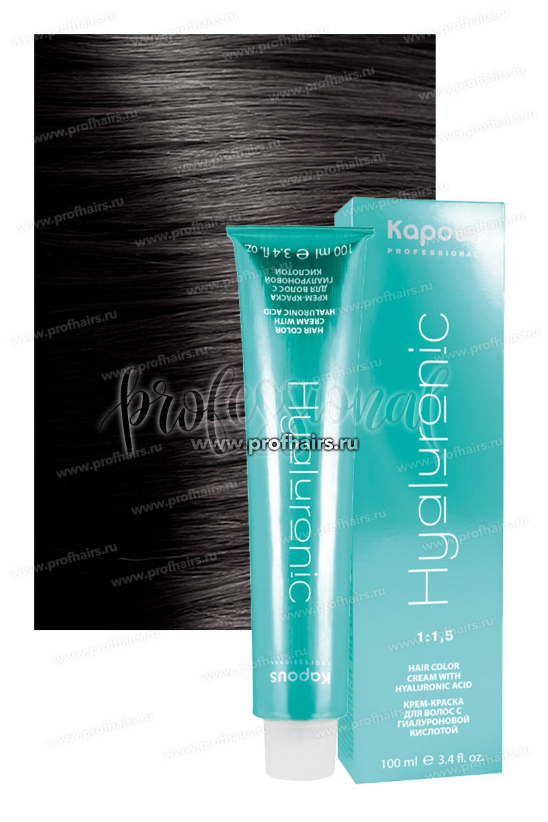 Kapous Hyaluronic Acid 5.18 Светлый коричневый лакричный 100 мл.