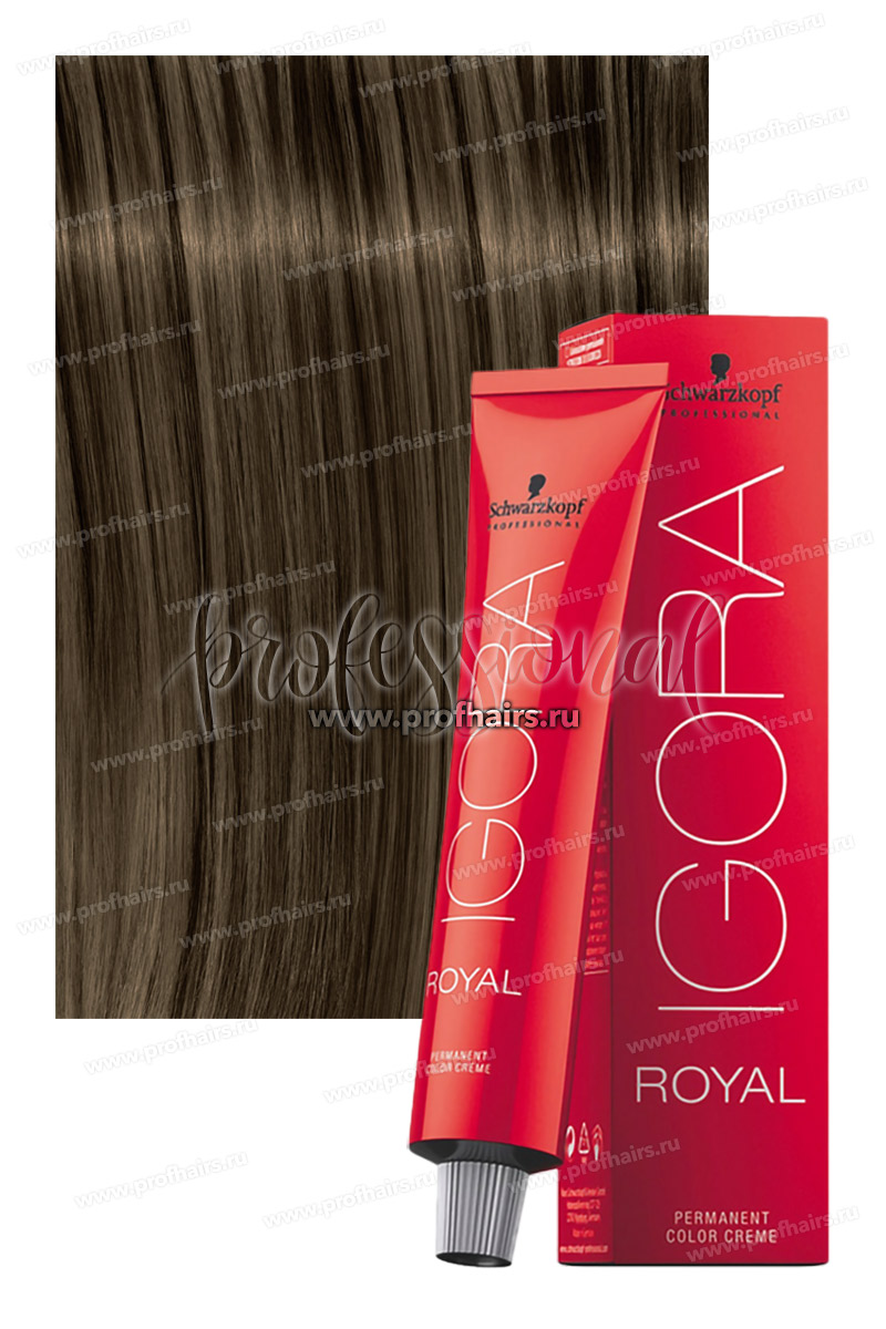 Schwarzkopf Igora Royal NEW 6-00 Краска для волос Темный русый натуральный экстра 60 мл.