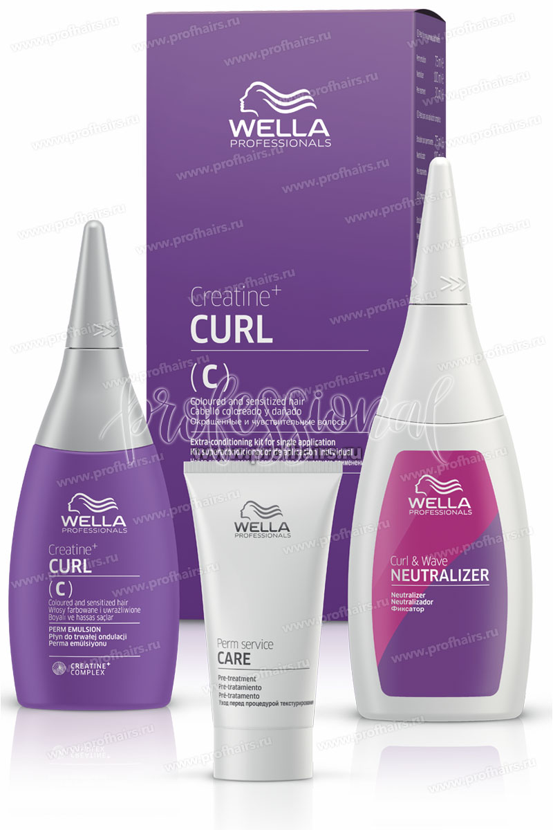 Wella Creatine+ Curl (C) Набор для формирования локонов для окрашенных и чувствительных волос
