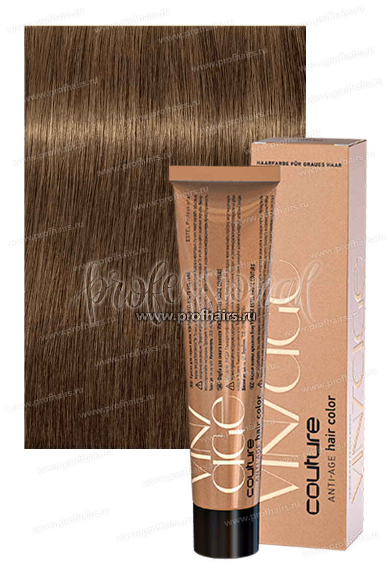 Estel Haute Couture Vintage Краска для седых волос 7/37 Русый золотисто-коричневый 60 мл.