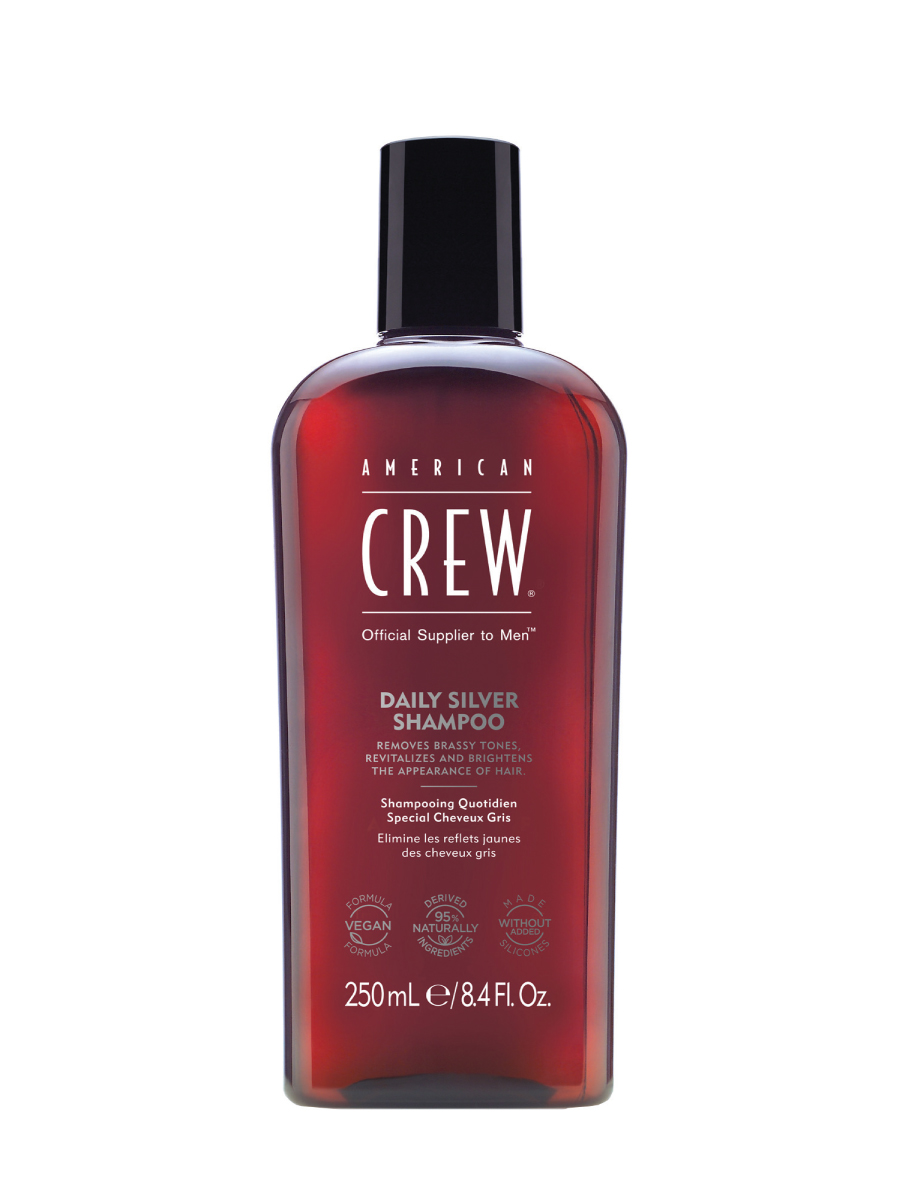 American Crew Daily Silver Shampoo Ежедневный шампунь для седых волос 250 мл.