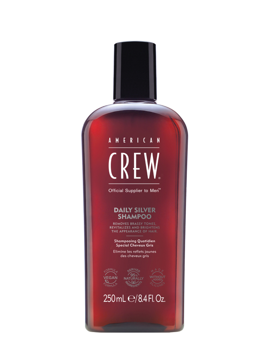 American Crew Daily Silver Shampoo Ежедневный шампунь для седых волос 250 мл.