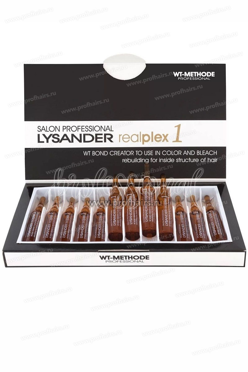 WT-Methode Salon Professional Lysander Realplex Phase 1 Восстановитель структуры волос Упаковка 12*10 мл.