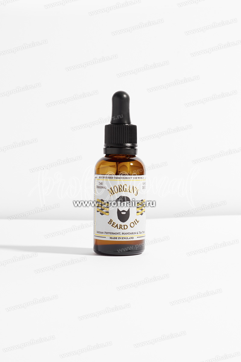 Morgan's Beard Oil Indian Peppermint, Mandarin& Tea Tree Масло для бороды 50 мл.