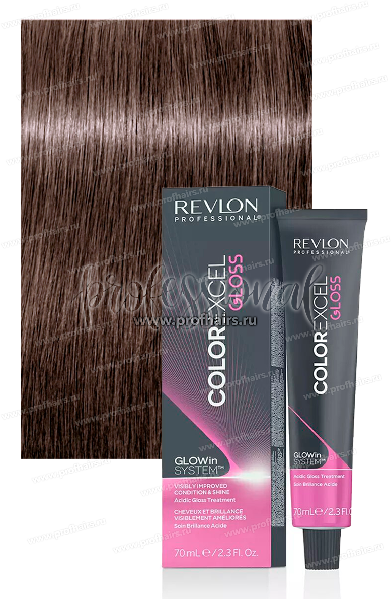 Revlon Color Excel Gloss 7.127 Кислотный краситель Маренго 70 мл.