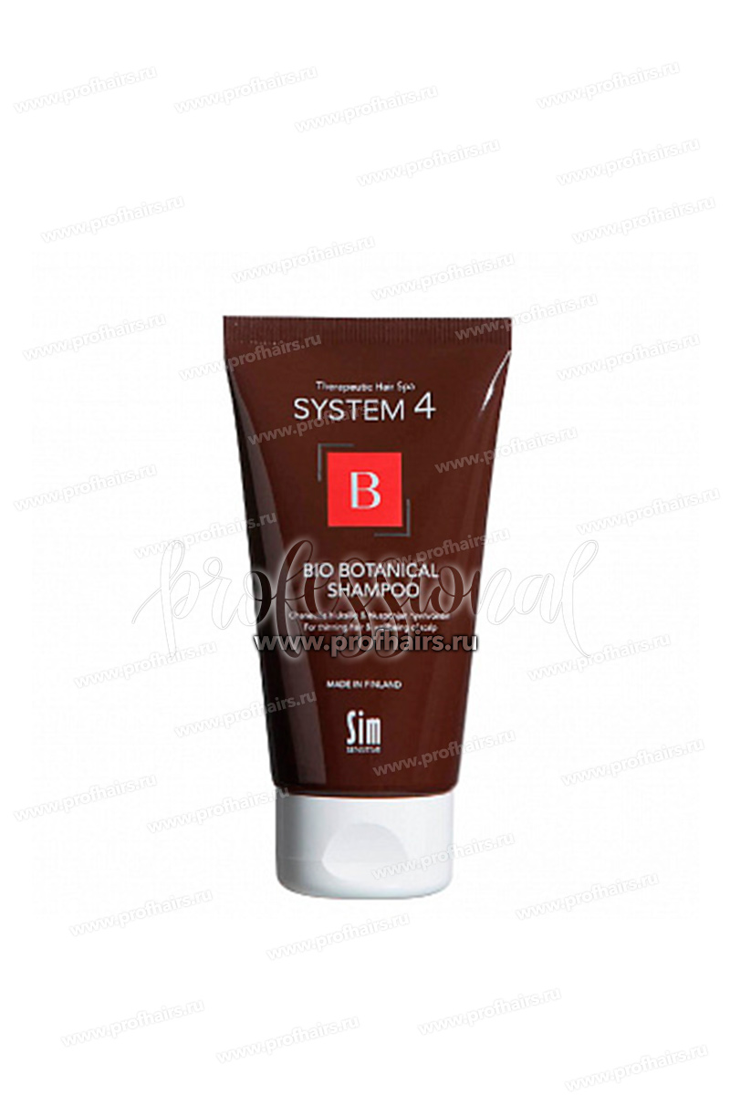 System 4 Bio Botanical Shampoo Шампунь против выпадения и для стимуляции роста волос 75 мл.