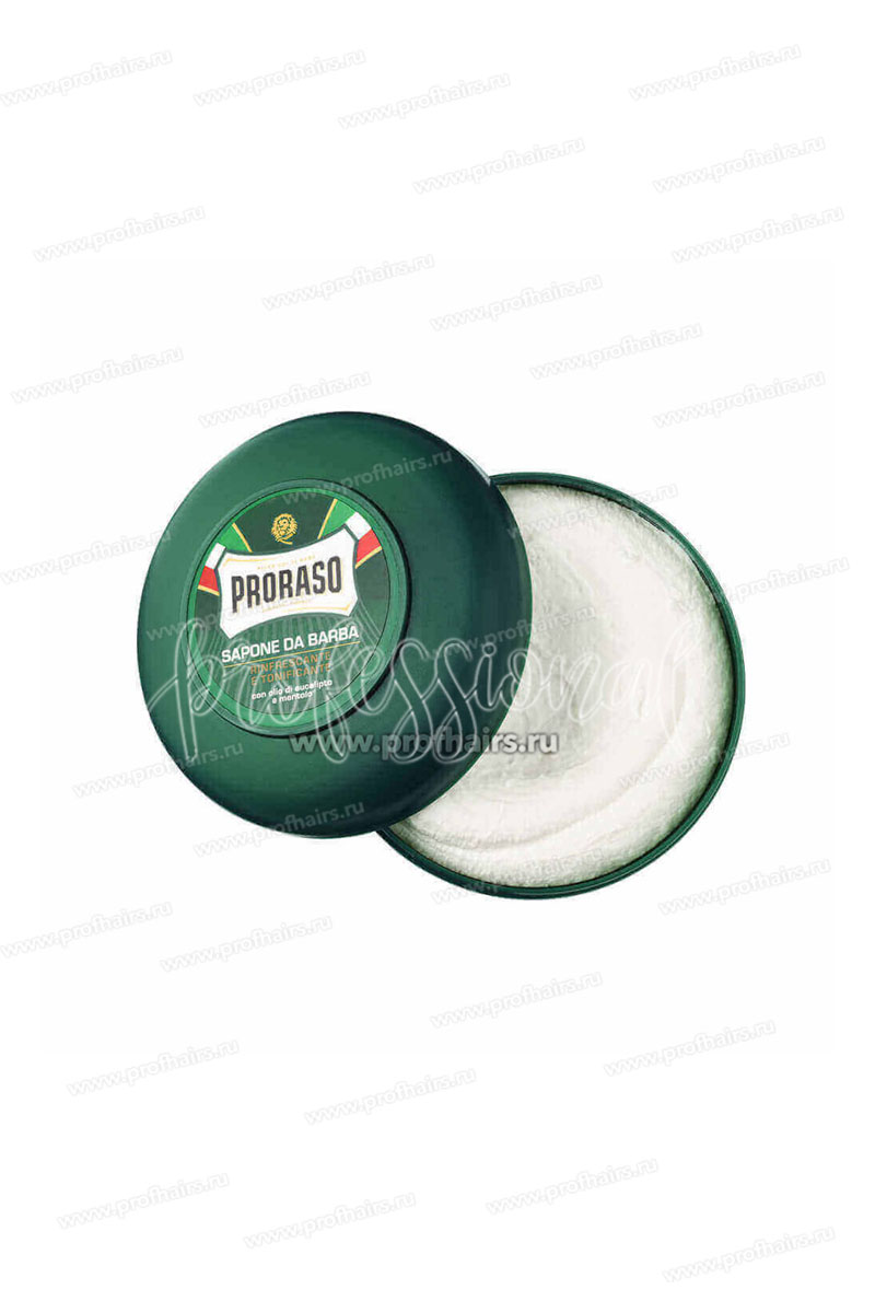 Proraso Green Мыло для бритья Освежающее Эвкалипт Ментол 150 мл.