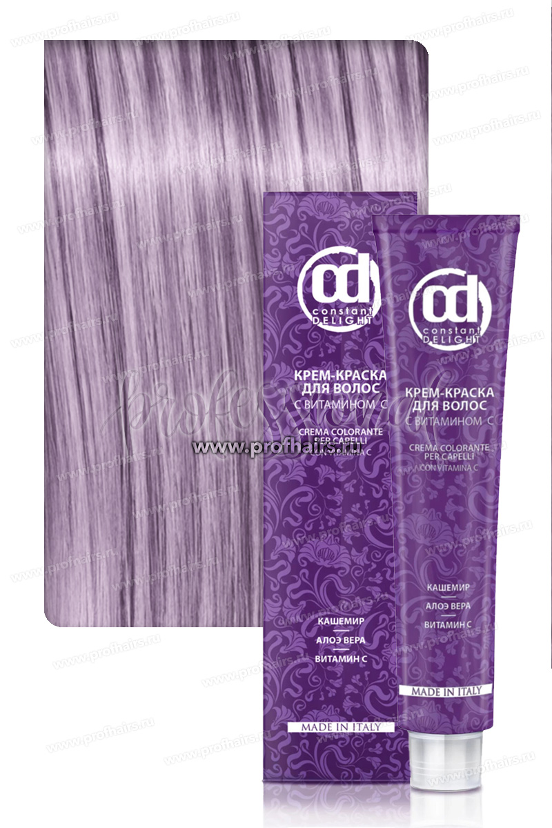 Constant Delight Крем-краска для волос с витамином С 0/11 Антижелтый микстон 60 мл.