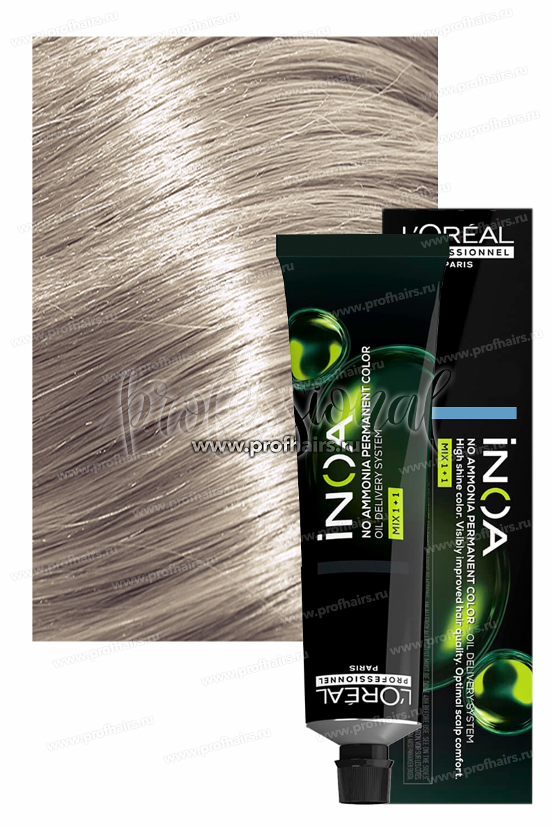 L'Oreal Inoa 10.1 Очень очень светлый блондин пепельный 60 мл.