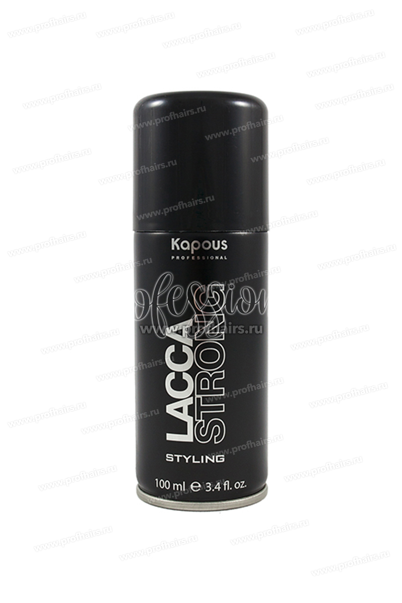 Kapous Styling Lacca Strong Лак аэрозольный для волос сильной фиксации 100 мл.