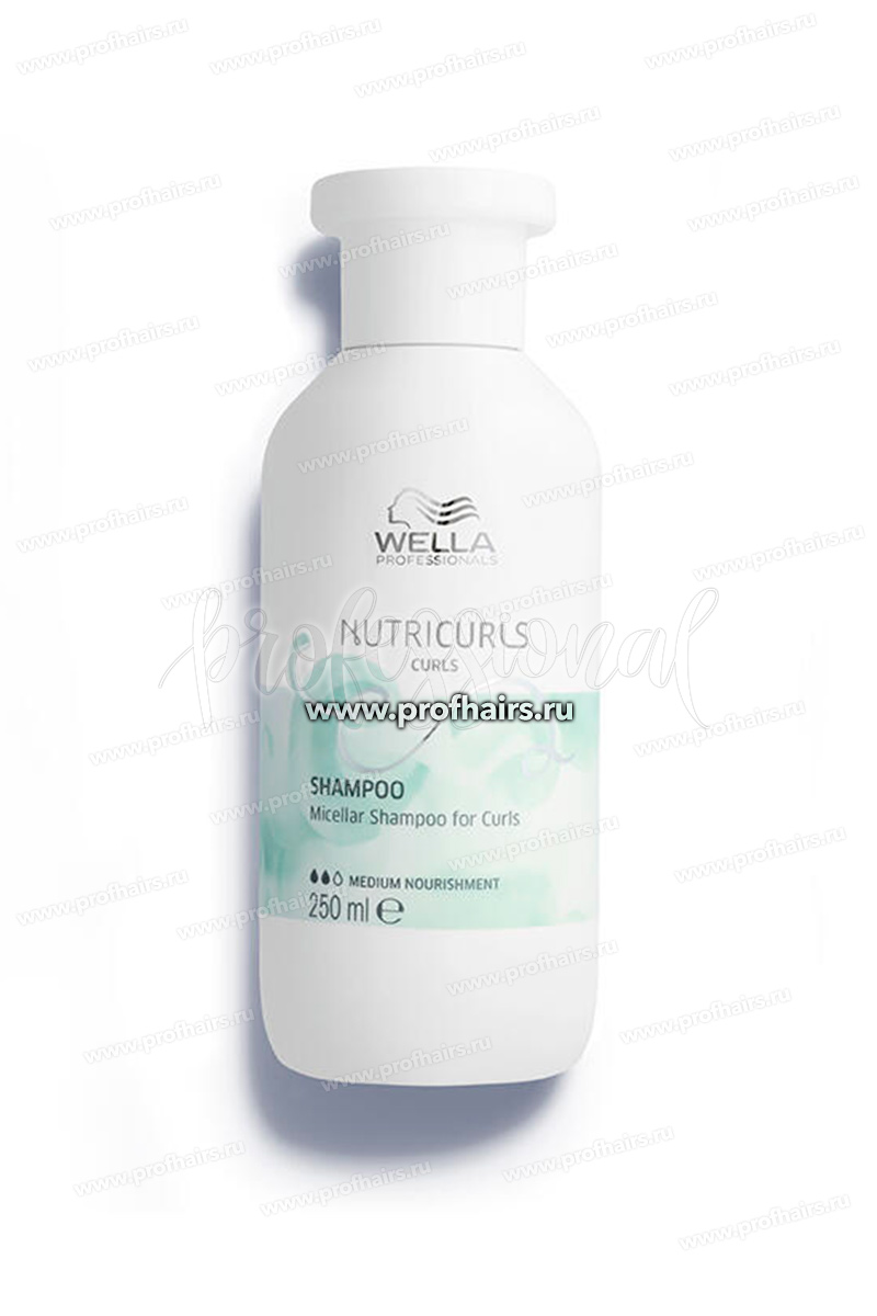 Wella NutriCurls Curls Shampoo Мицеллярный шампунь для кудрявых волос 250 мл.
