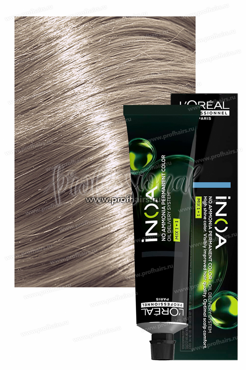 L'Oreal Inoa 9.1 очень светлый блондин пепельный 60 мл.
