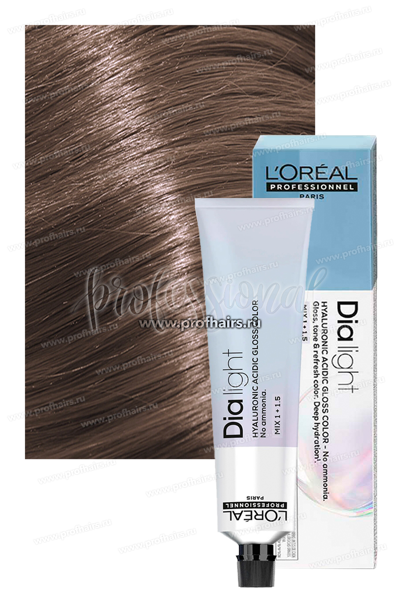 L'Oreal Dia Light Краска для волос 7.12 Блондин пепельно-перламутровый 60 мл.