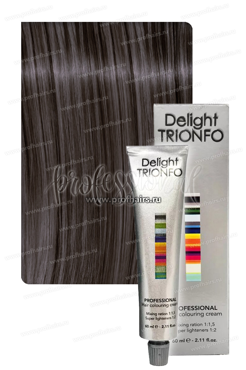 Constant Delight Trionfo Стойкая крем-краска для волос 6-22 Темно-русый интенсивно-пепельный 60 мл.