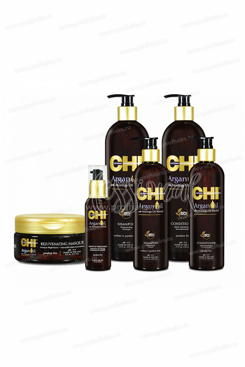 CHI ArganOil Кондиционер с маслом Арганы и маслом Моринга, 340 мл.