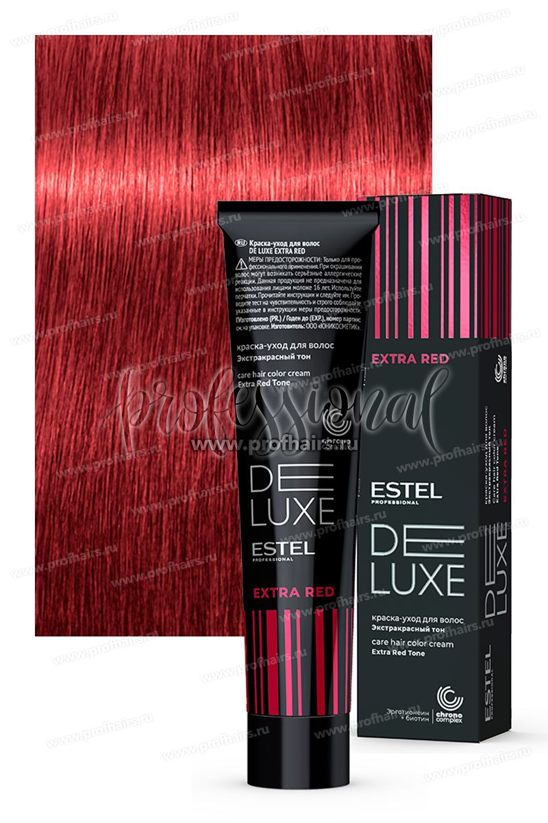Estel DeLuxe ExtraRed 88/55 Светло-русый красный интенсивный 60 мл.