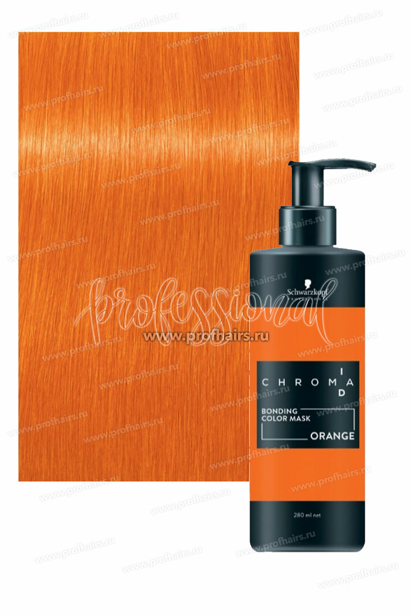 Schwarzkopf Chroma ID Intense Bonding Colour Mask Orange Интенсивно тонирующая бондинг-маска Оранжевый 280 мл.