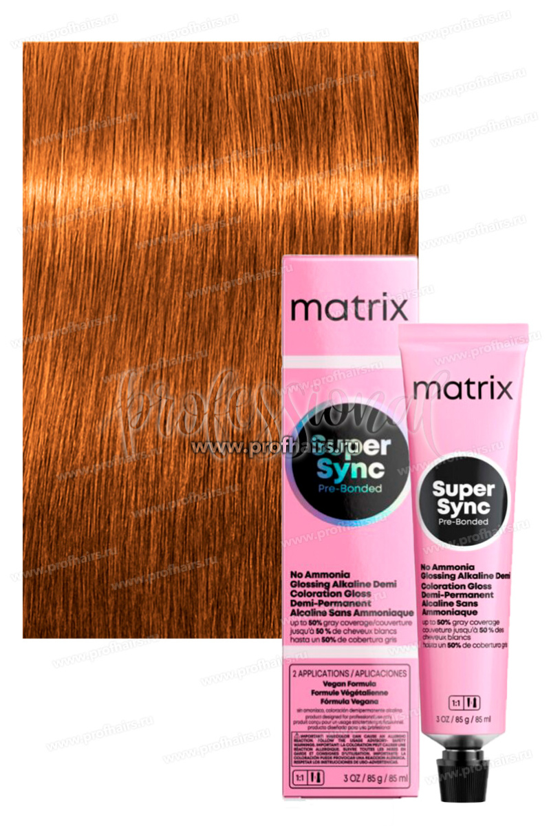 Matrix Super Sync Pre-Bonded 8CG/8.43 Светлый блондин медно-золотистый 90 мл.