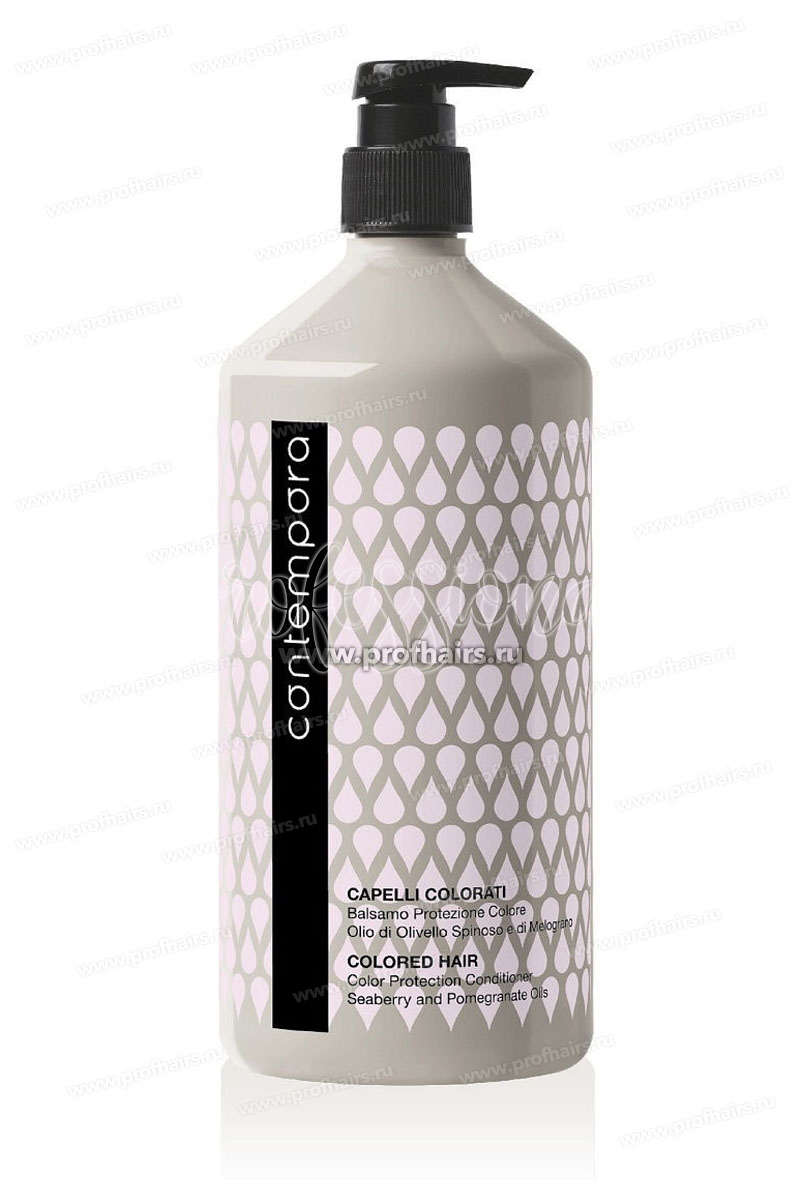 Barex Contempora Colored Hair Conditioner Кондиционер для сохранения цвета с маслом облепихи и маслом граната 1000 мл.