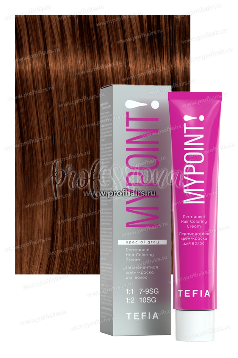 Tefia Mypoint Special Grey 7.80 Блондин коричневый для седых волос 60 мл.