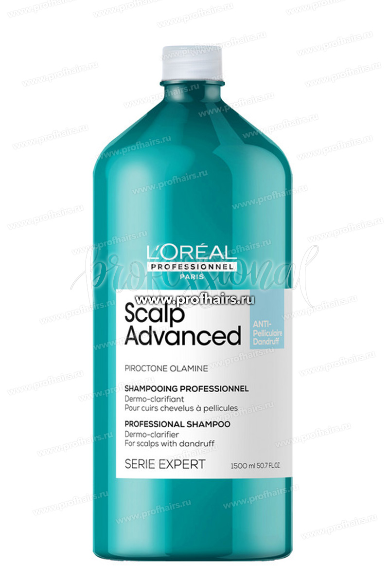 L'Oreal Expert Scalp Advanced Шампунь против перхоти для всех типов волос 1500 мл.