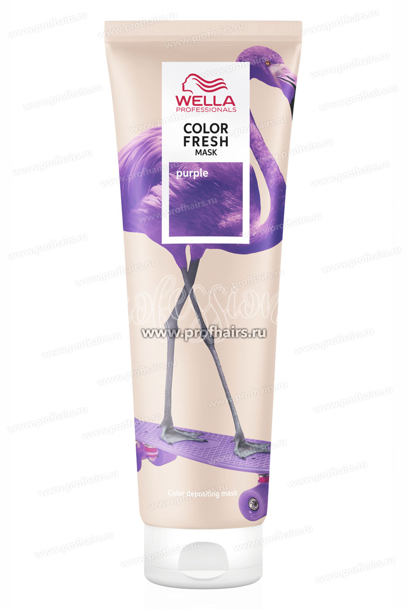 Wella Color Fresh Purple Фиолетовый Оттеночная кремовая маска 150 мл.