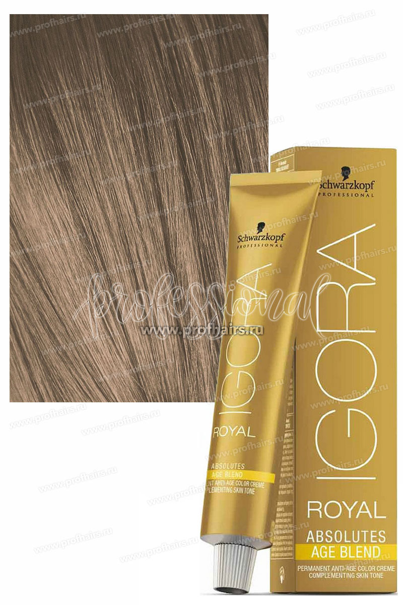 Schwarzkopf Igora Absolutes Age Blend 8-140 Светлый русый сандрэ бежевый 60 мл.