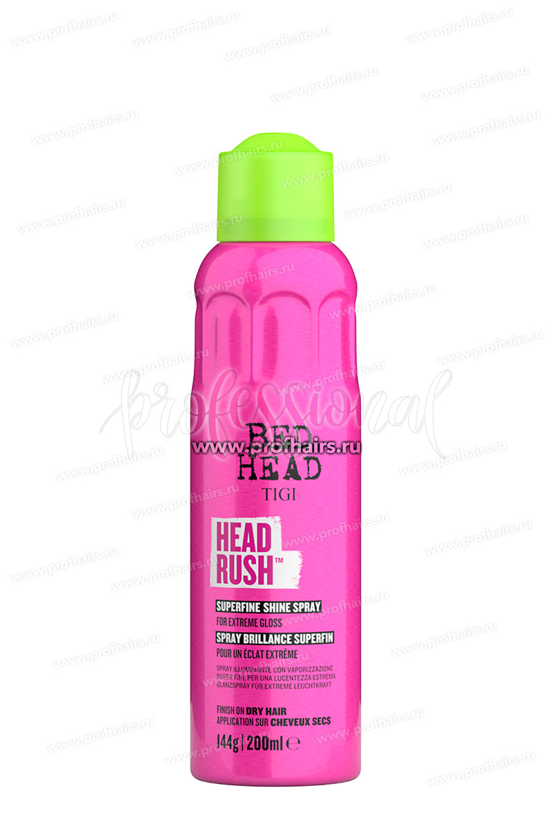 TIGI Bed Head Headrush Спрей для придания блеска волосам 200 мл.