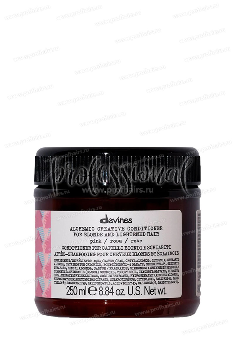 Davines Alchemic Кондиционер оттеночный креативный для натуральных и окрашенных волос Розовый 250 мл.