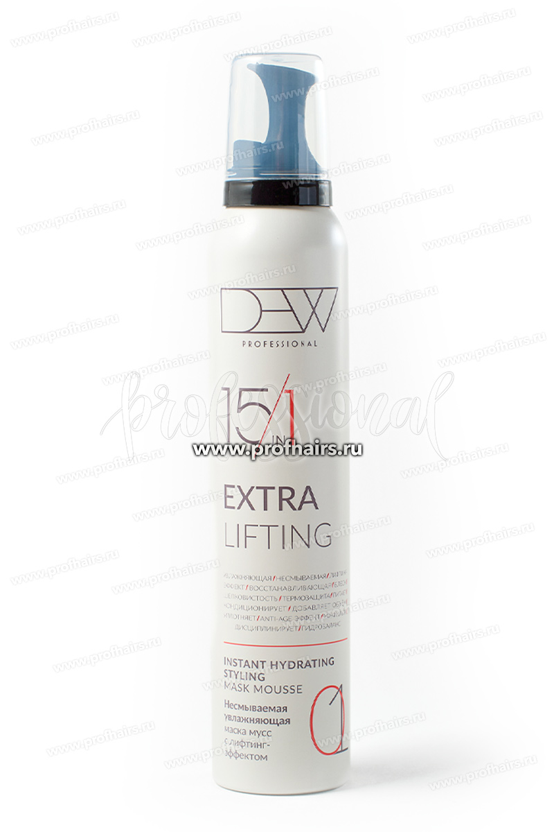 Dew Professional 15в1 Extra Lifting Несмываемая увлажняющая маска мусс 200 мл.