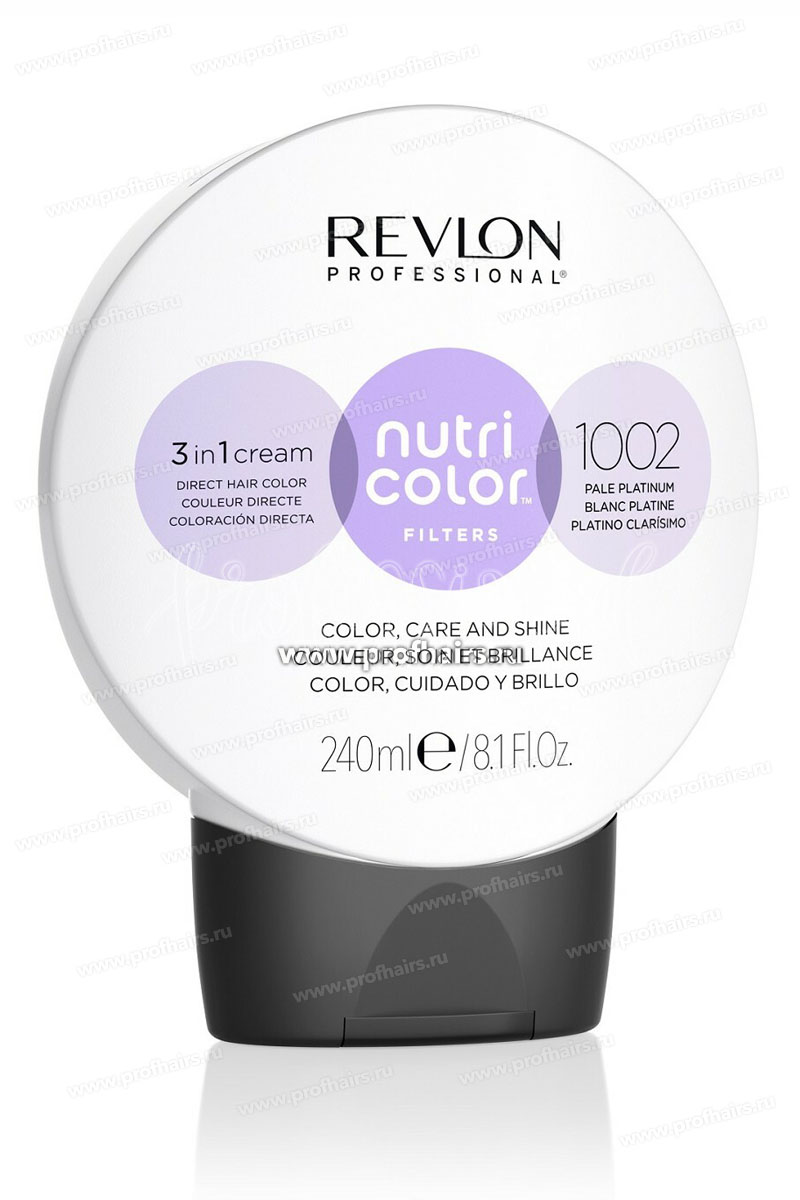 Revlon Nutri Color Filters 1002 Светлая платина 240 мл.