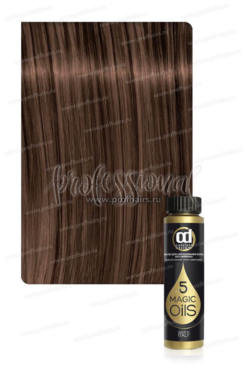 Constant Delight 5 Magic Oil Масло для окрашивания волос без аммиака 6М темно-русый мокко 50 мл.