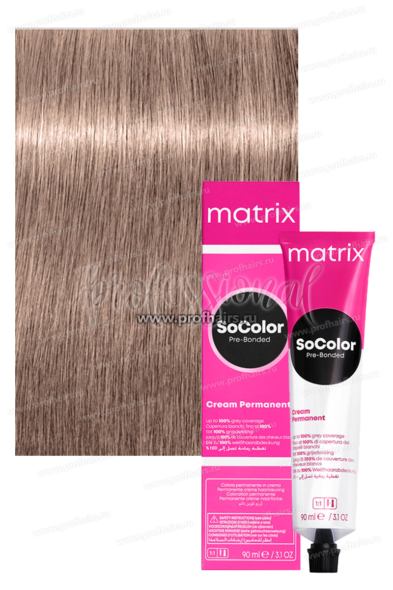 Matrix SoColor Pre-Bonded 10MM/10.88 Очeнь очень светлый блондин мокка мокка 90 мл.