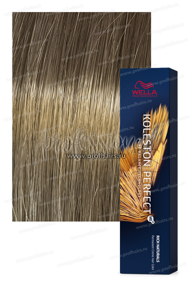 Wella Koleston Rich Natural 7/1 Блонд пепельный Табачный маррон 60 мл.