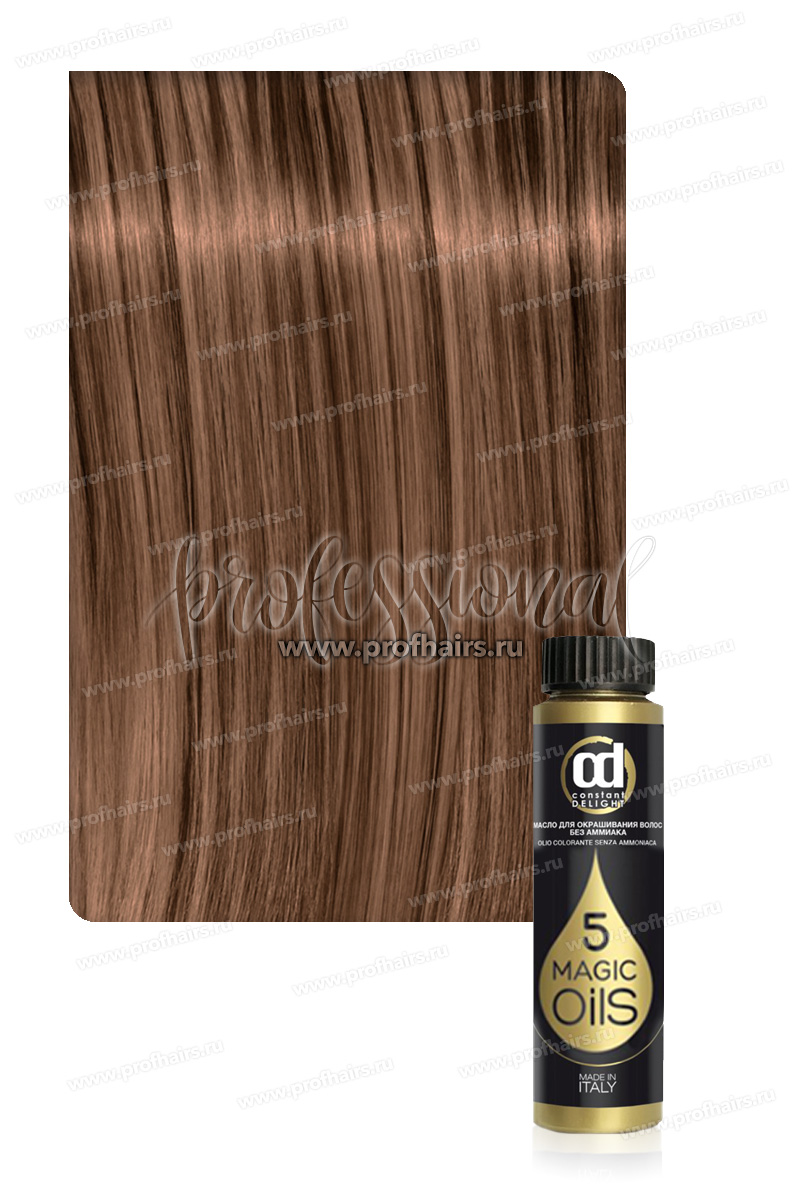 Constant Delight 5 Magic Oil Масло для окрашивания волос без аммиака 7М средне-русый мокко 50 мл.