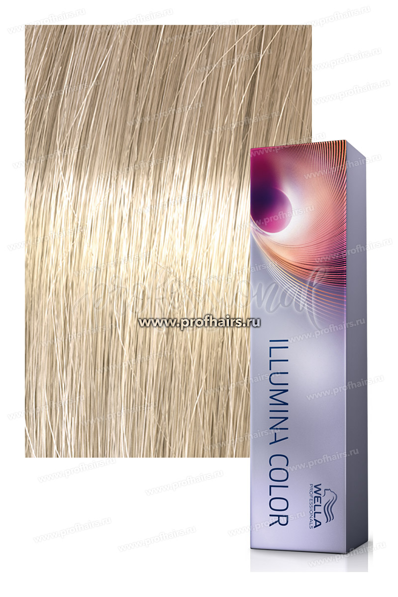 Wella Illumina Color 10/1 Яркий блонд пепельный Стойкая краска для волос 60 мл.