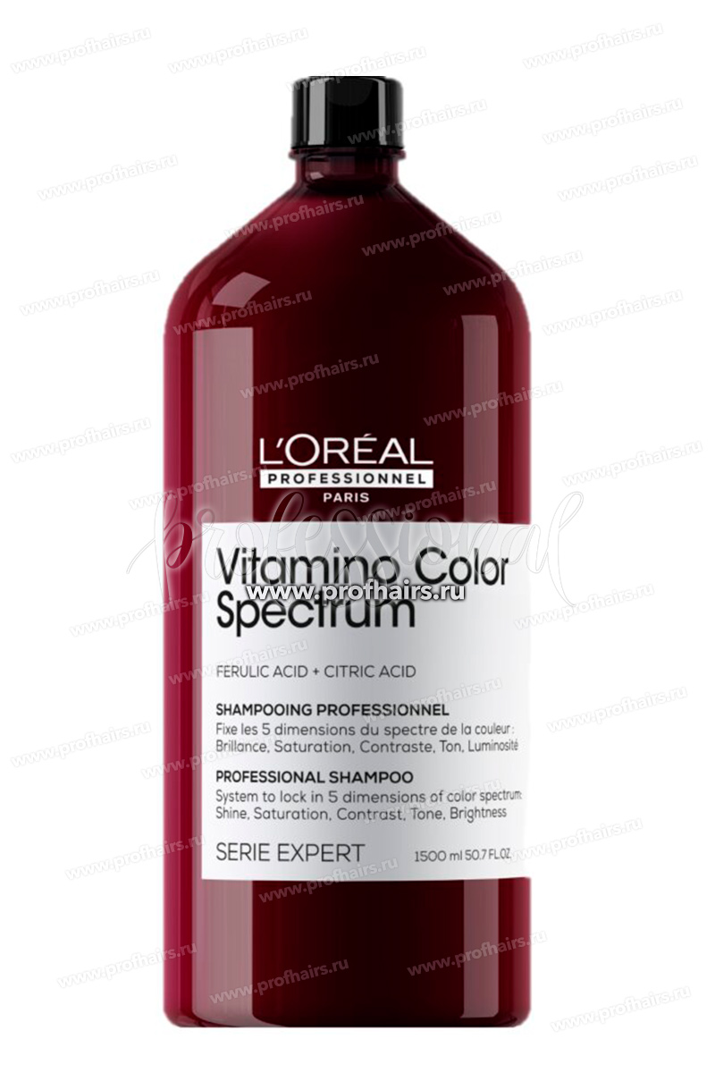L'Oréal Vitamino Color Spectrum Бессульфатный шампунь для всех типов окрашенных волос 1500 мл.